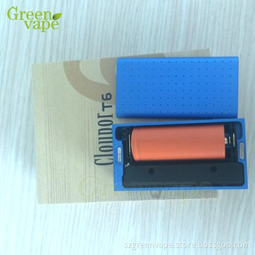 In stock !! Newest box mod with single 26650 battery cloupor t6 100 watt mod